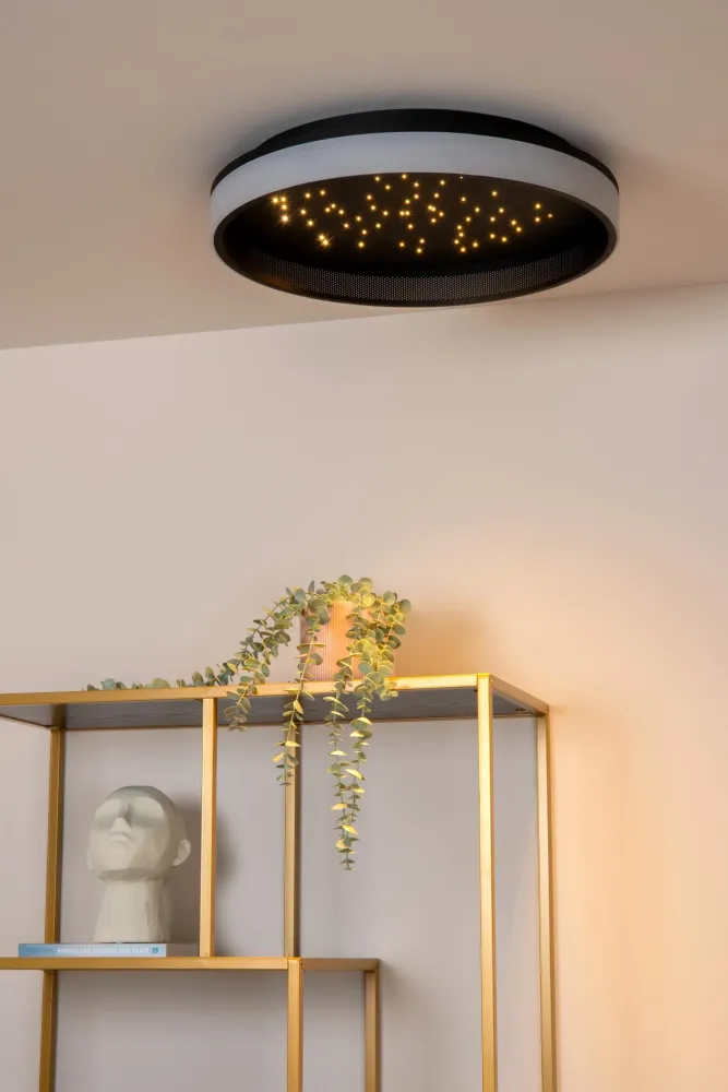 Lucide plafonnière ESTREJA - Geïntegreerde LED - Zwart