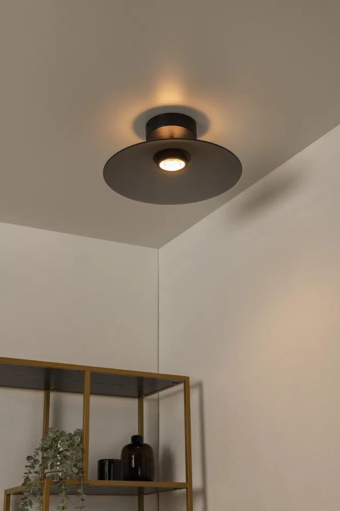 Lucide plafonnière MENGA - Geïntegreerde LED - Fumé