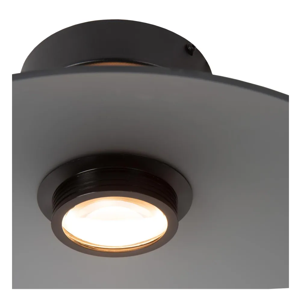 Lucide plafonnière MENGA - Geïntegreerde LED - Fumé