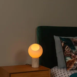 Lucide tafellamp DAVIN - 1xE27 - Opaal
