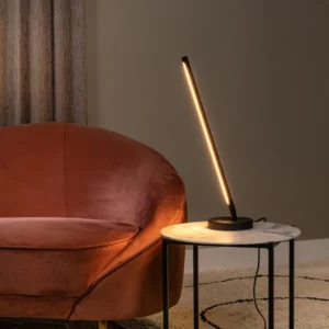 Lucide tafellamp FINAN - Geïntegreerde LED - Zwart