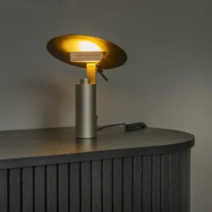 Lucide tafellamp FITS - Geïntegreerde LED - Mat Goud / Messing
