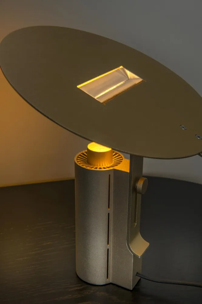Lucide tafellamp FITS - Geïntegreerde LED - Mat Goud / Messing