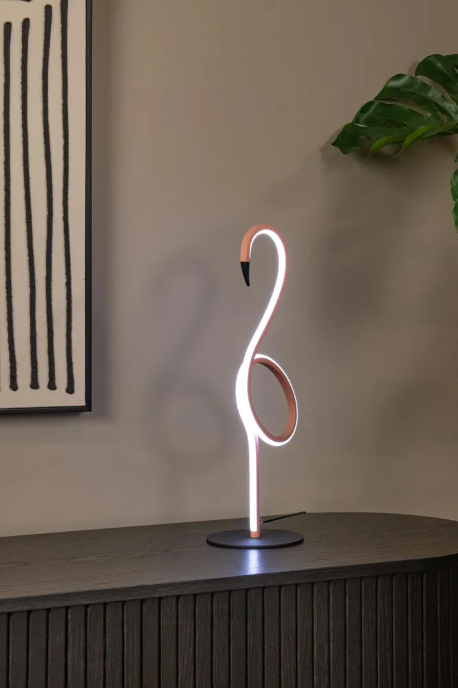 Lucide tafellamp FLAMINGO - Geïntegreerde LED - Roze