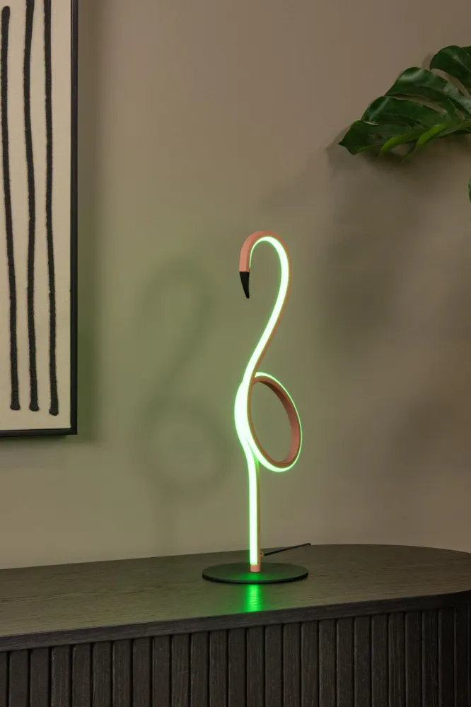 Lucide tafellamp FLAMINGO - Geïntegreerde LED - Roze