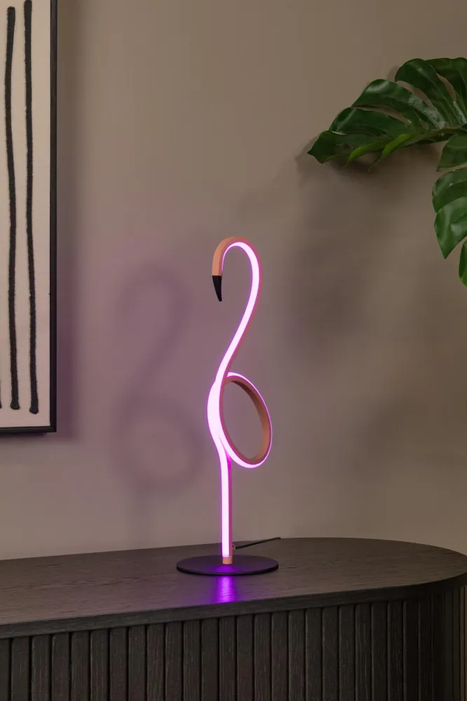 Lucide tafellamp FLAMINGO - Geïntegreerde LED - Roze