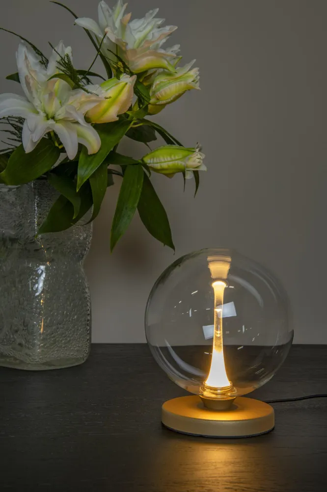 Lucide tafellamp GISELA - Geïntegreerde LED - Transparant