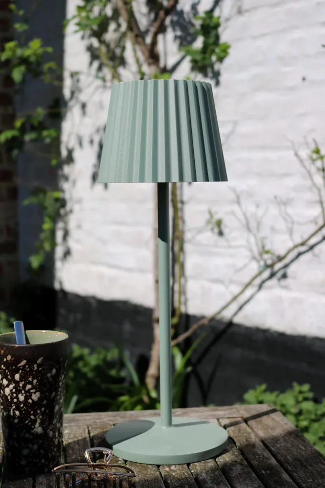 Lucide tafellamp JUSTINE - Geïntegreerde LED - Groen