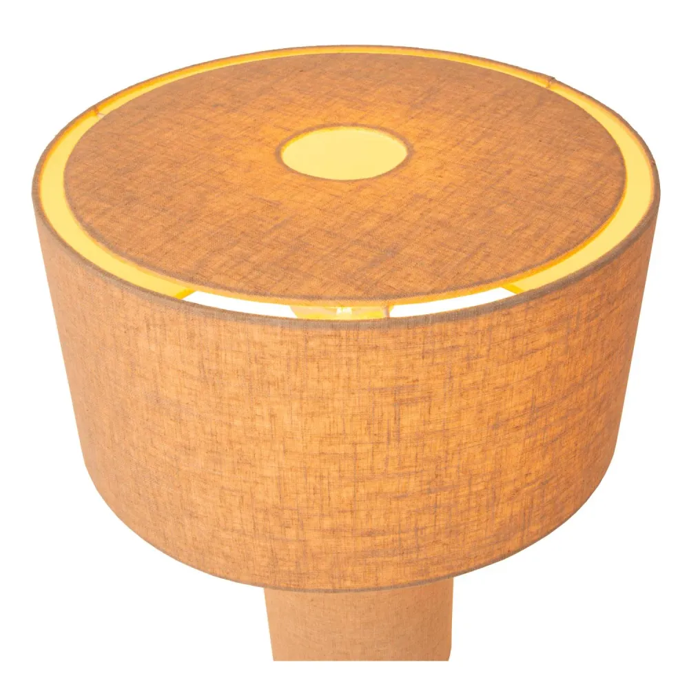 Lucide tafellamp LEEROY - 1xE27 - Taupe