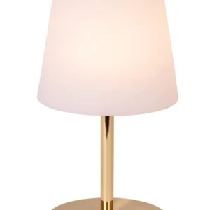 Lucide tafellamp TYON - Geïntegreerde LED - Mat Goud / Messing