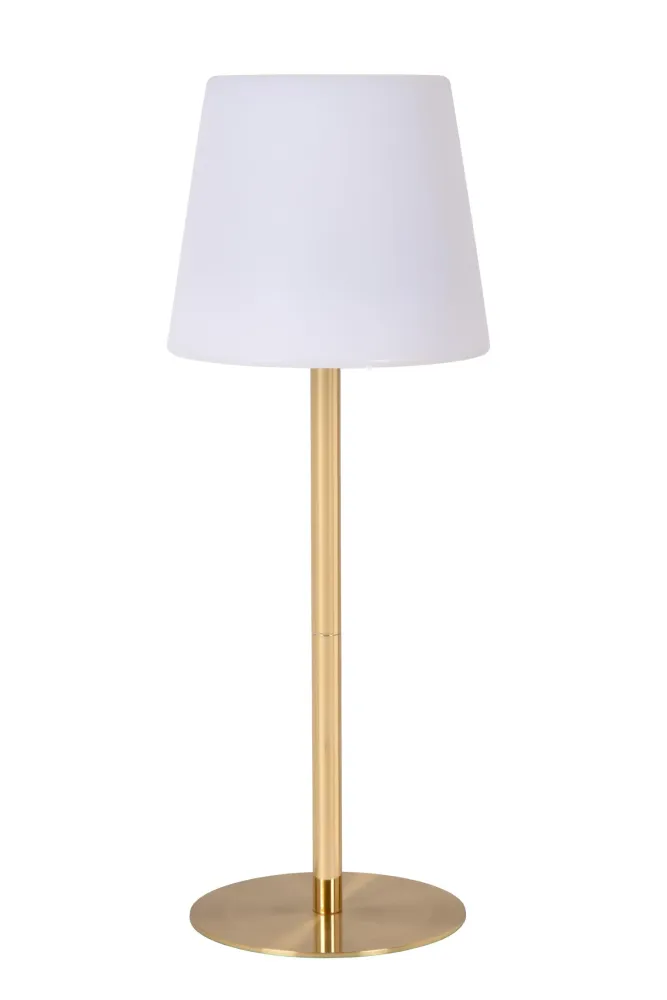 Lucide tafellamp TYON - Geïntegreerde LED - Mat Goud / Messing