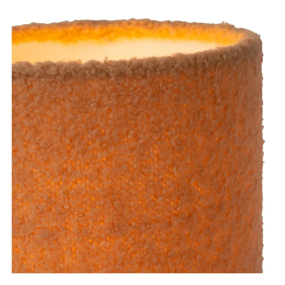 Lucide tafellamp WOOLLY - 1xE14 - Okergeel