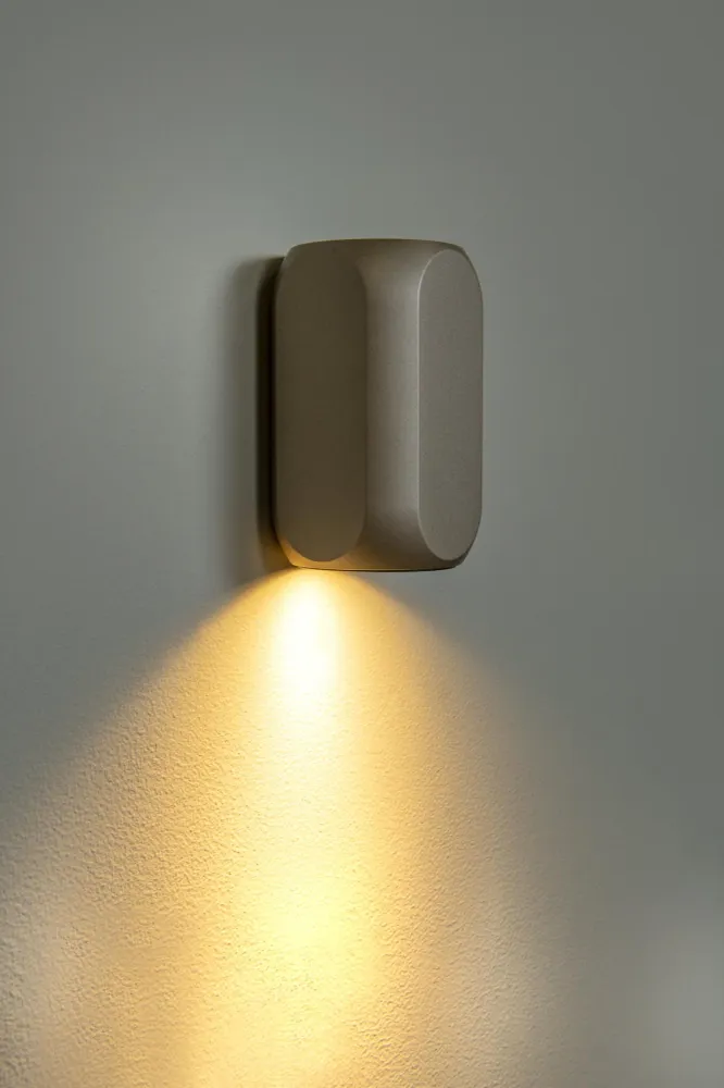 Lucide wandlamp BRAGA - 1xGU10 - Koffie