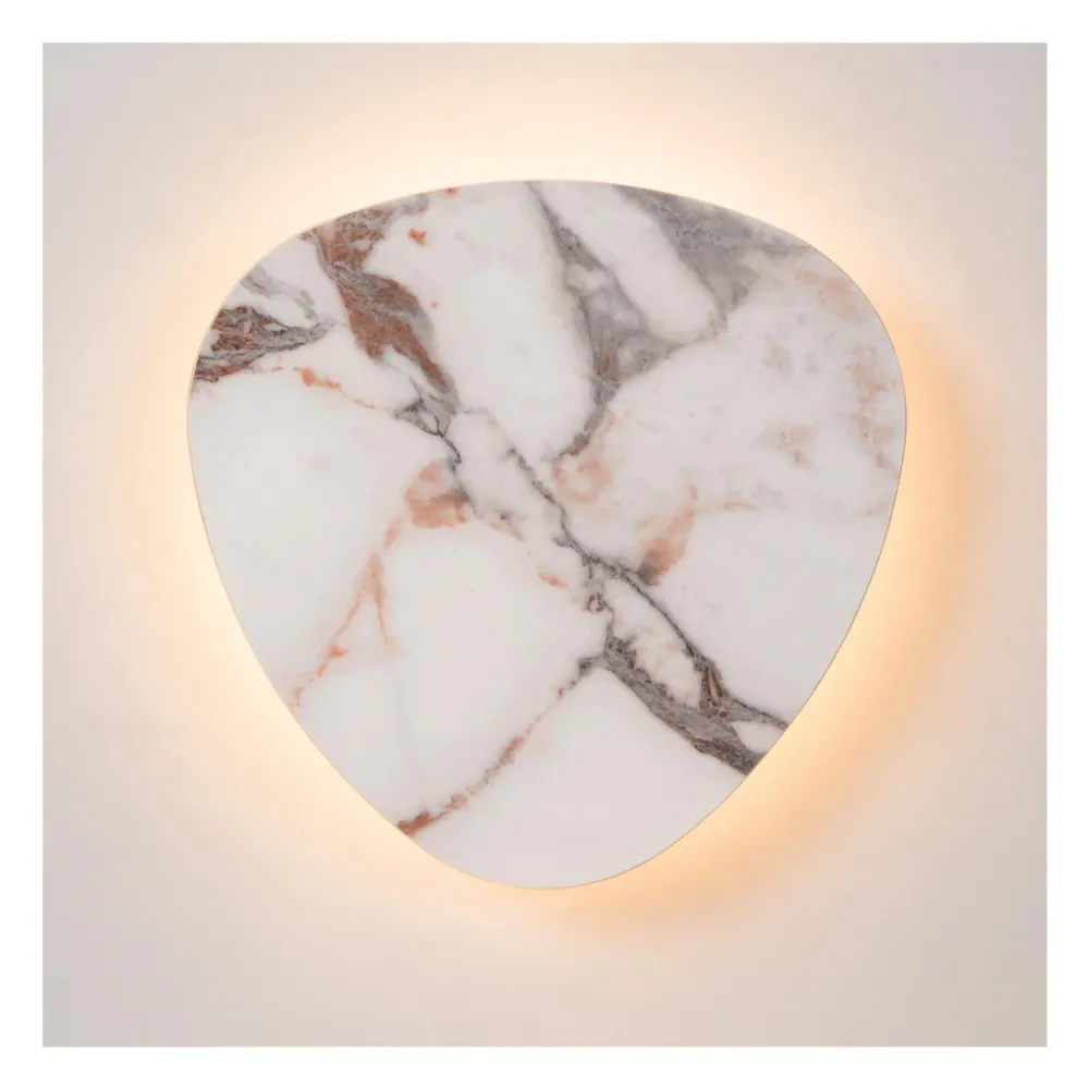 Lucide wandlamp KAMIEN - Geïntegreerde LED - Wit