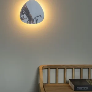 Lucide wandlamp KAMIEN - Geïntegreerde LED - Wit