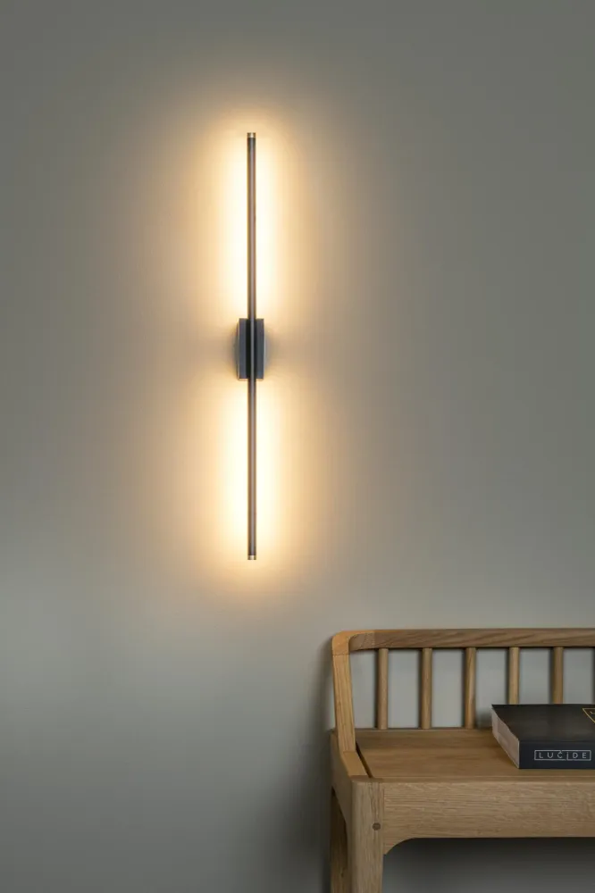 Lucide wandlamp MARNIK - Geïntegreerde LED - Zwart