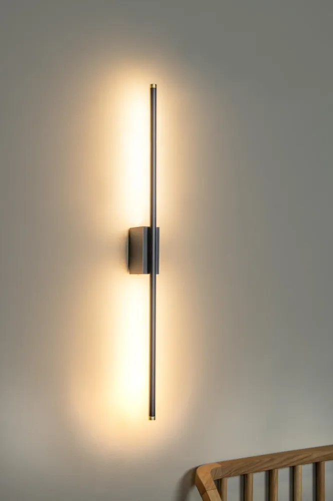 Lucide wandlamp MARNIK - Geïntegreerde LED - Zwart