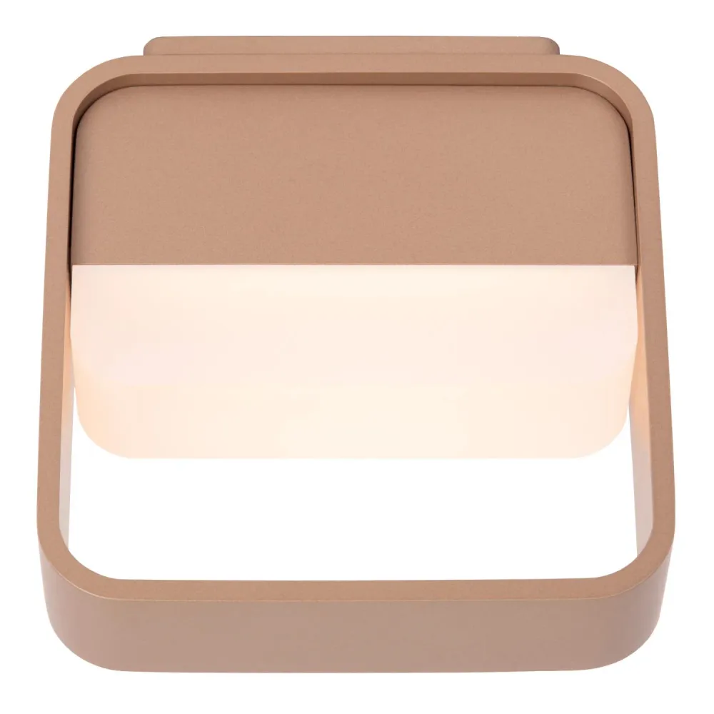 Lucide wandlamp SILVI - Geïntegreerde LED - Koffie