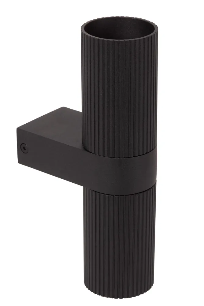 Lucide wandspot CLUBS - 2xGU10 - Zwart