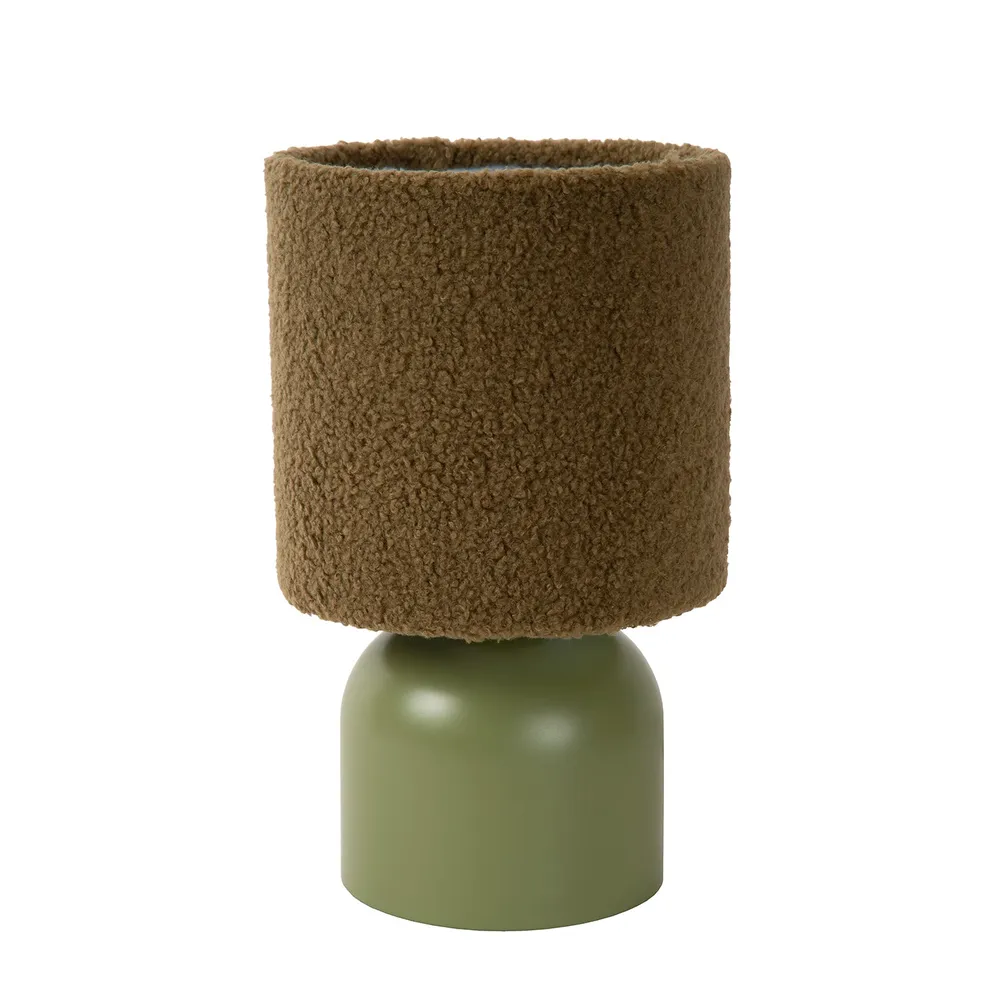 Tafellamp Woolly | Ø 16 cm | Groen Lucide