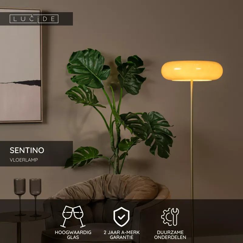 Vloerlamp Sentino | Ø 40 cm | Lucide