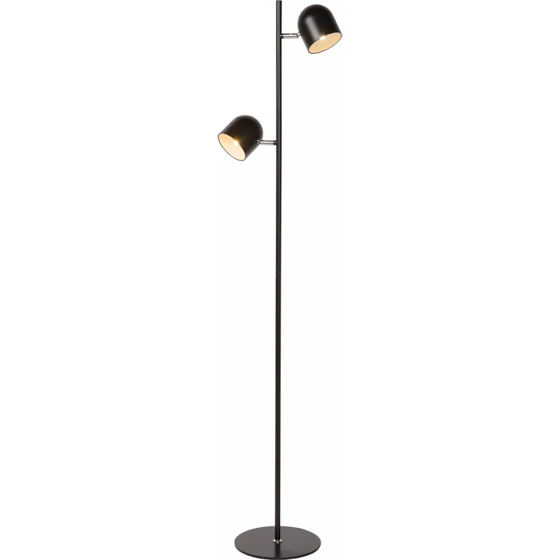 Vloerlamp Skanska | zwart | Lucide