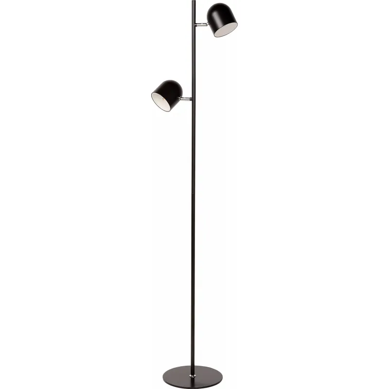 Vloerlamp Skanska | zwart | Lucide