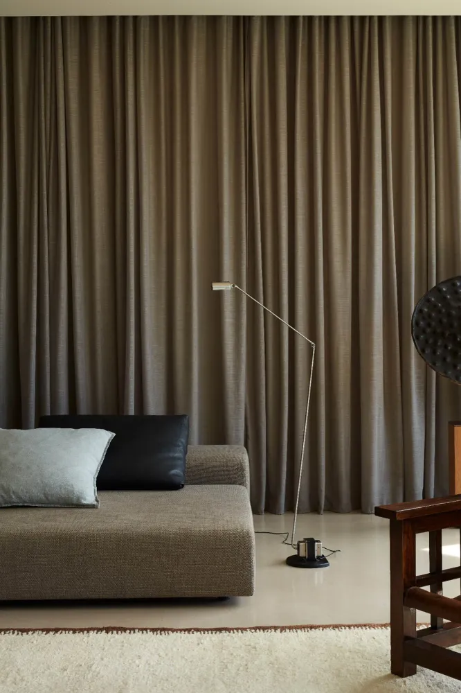 Daphine Terra Vloerlamp Geborsteld Nikkel LED Lumina