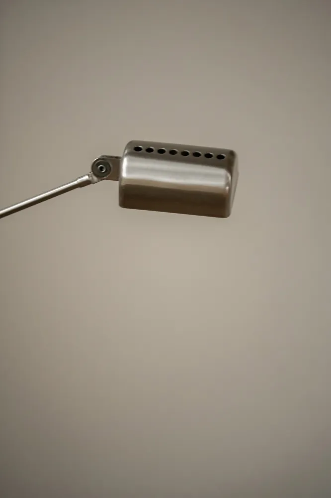 Daphine Terra Vloerlamp Geborsteld Nikkel LED Lumina