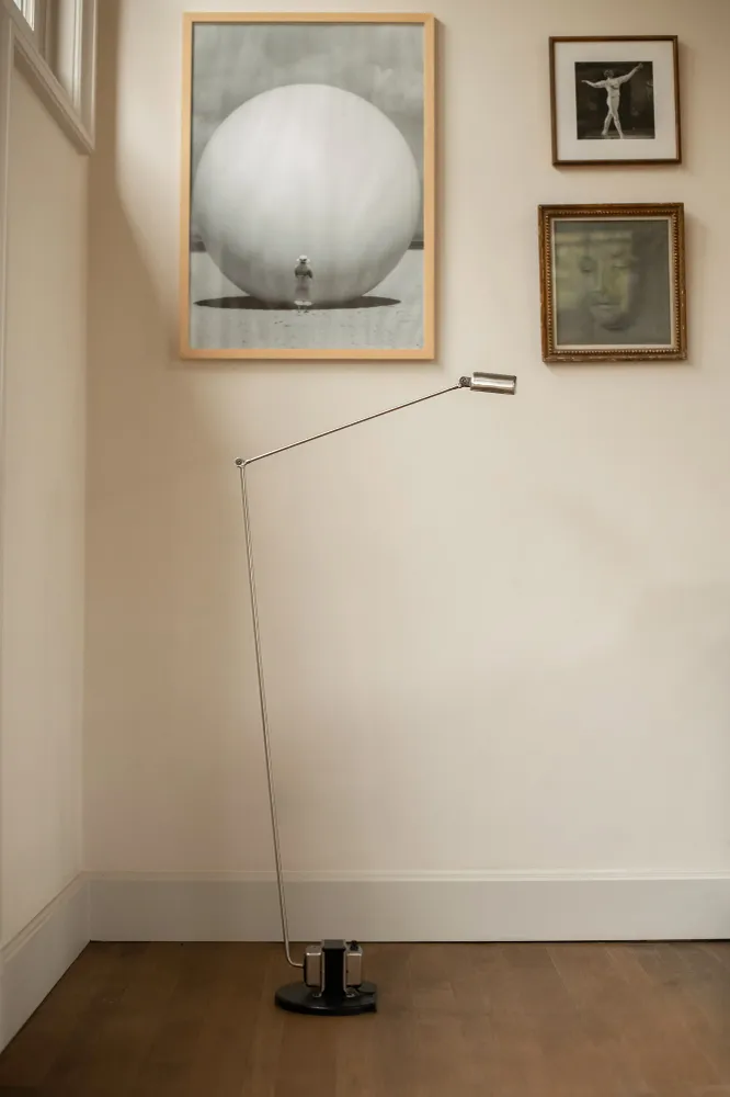 Daphine Terra Vloerlamp Geborsteld Nikkel LED Lumina