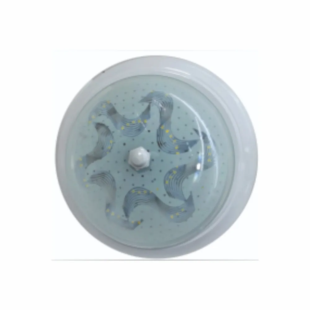 PLAFON BASE GRANDE PENTAGRAMA CON LED 14W LUZ BLANCA MCA GUZMAN Luminarios y Faroles Guzm?