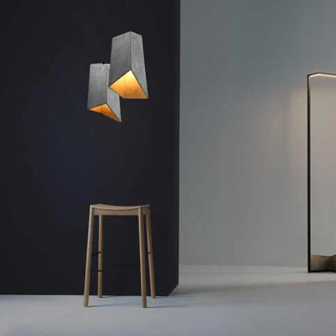 Industriële Cement Hanglamp met een Strak Design Lumio