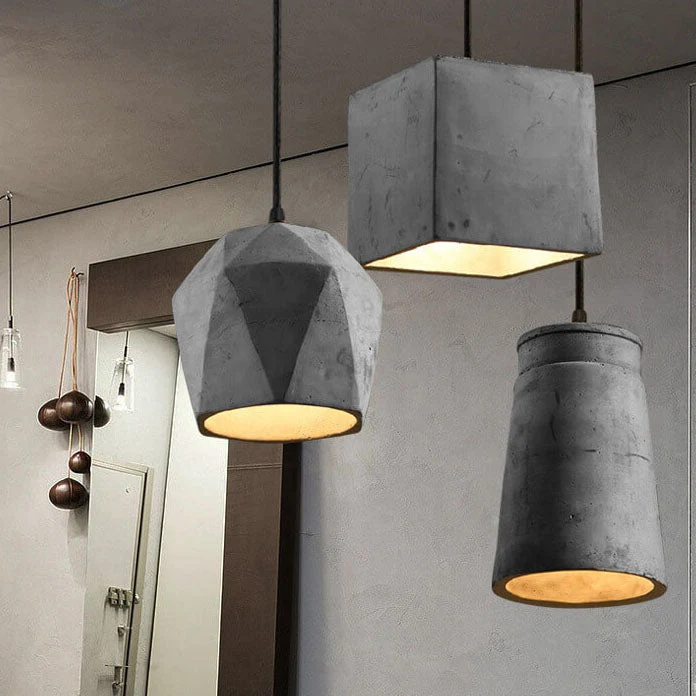 Industriële Cement Hanglamp met een Strak Design Lumio