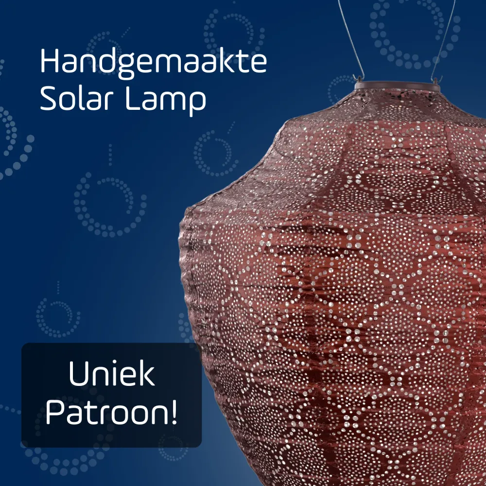 Lumiz solar lampion - koperen set - 3 stuks