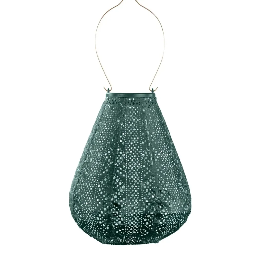 Lumiz solar lampion - lace tulip - 20 cm - groen