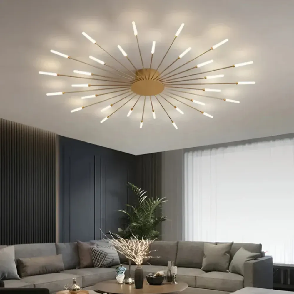Luxe LED Plafondlamp - Elegante Plafonniere | Woonkamerverlichting