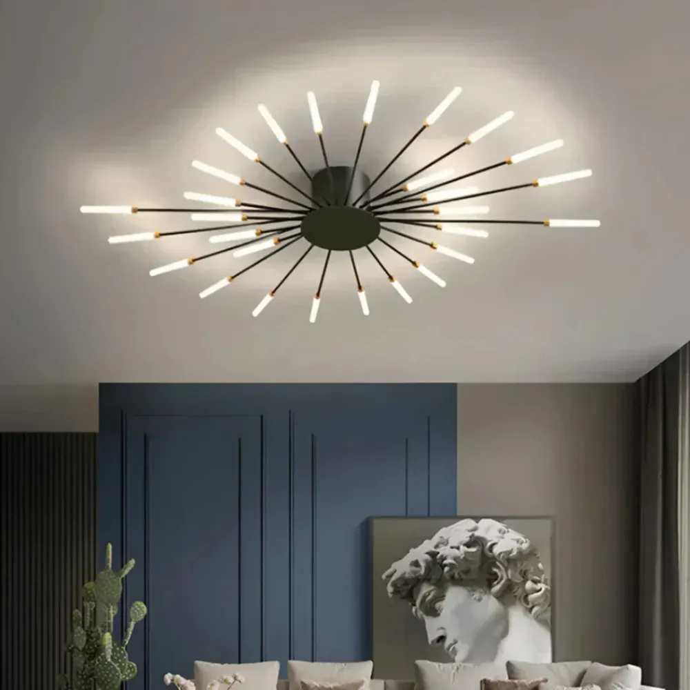 Luxe LED Plafondlamp - Elegante Plafonniere | Woonkamerverlichting