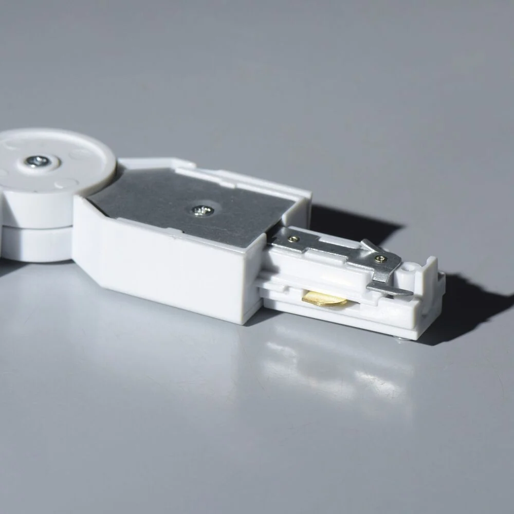 CONECTOR FLEXIBLE PARA RIEL BLANCO ELECTROMAG MAGG