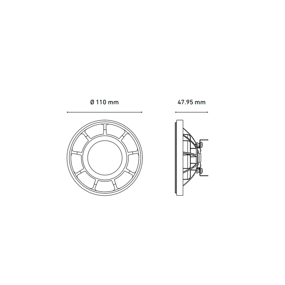 LAMPARA AR111 LED ATENUABLE 10W/12V. 45 LUZ NEUTRA 3000K BLANCO ELECTROMAG MAGG