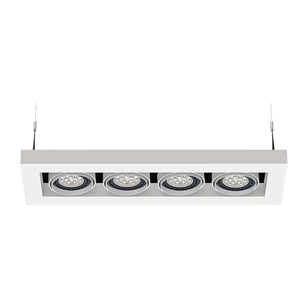 LUMINARIO ALPHA SUSPENDIDO IV L LED BLANCO *** NO INCLUYE LAMPARA *** ELECTROMAG MAGG