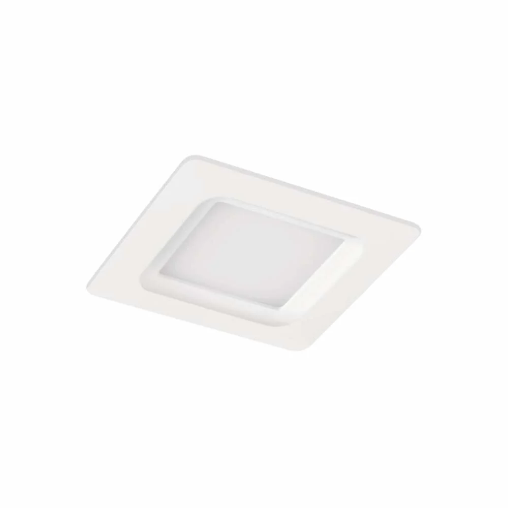 LUMINARIO LED DOWNLIGHT LUNA FLAT SQ 6 STD 6W/100-305V. BLANCO 6000K LUZ DE DIA ELECTROMAG MAGG
