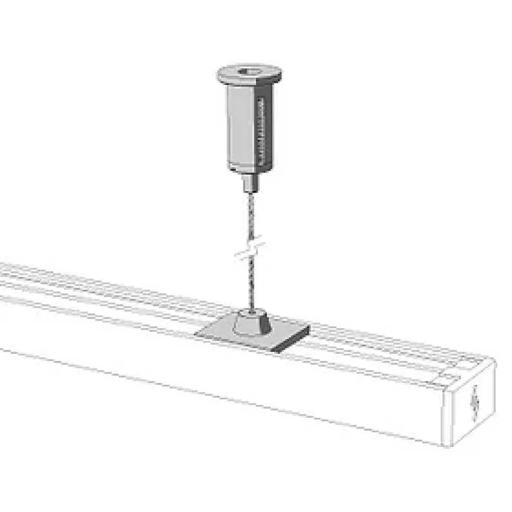 LUMINARIO LED SERIE III BL FLAT 35W/100-140V. 1800MM. NEGRO 6000K LUZ DE DIA ELECTROMAG MAGG