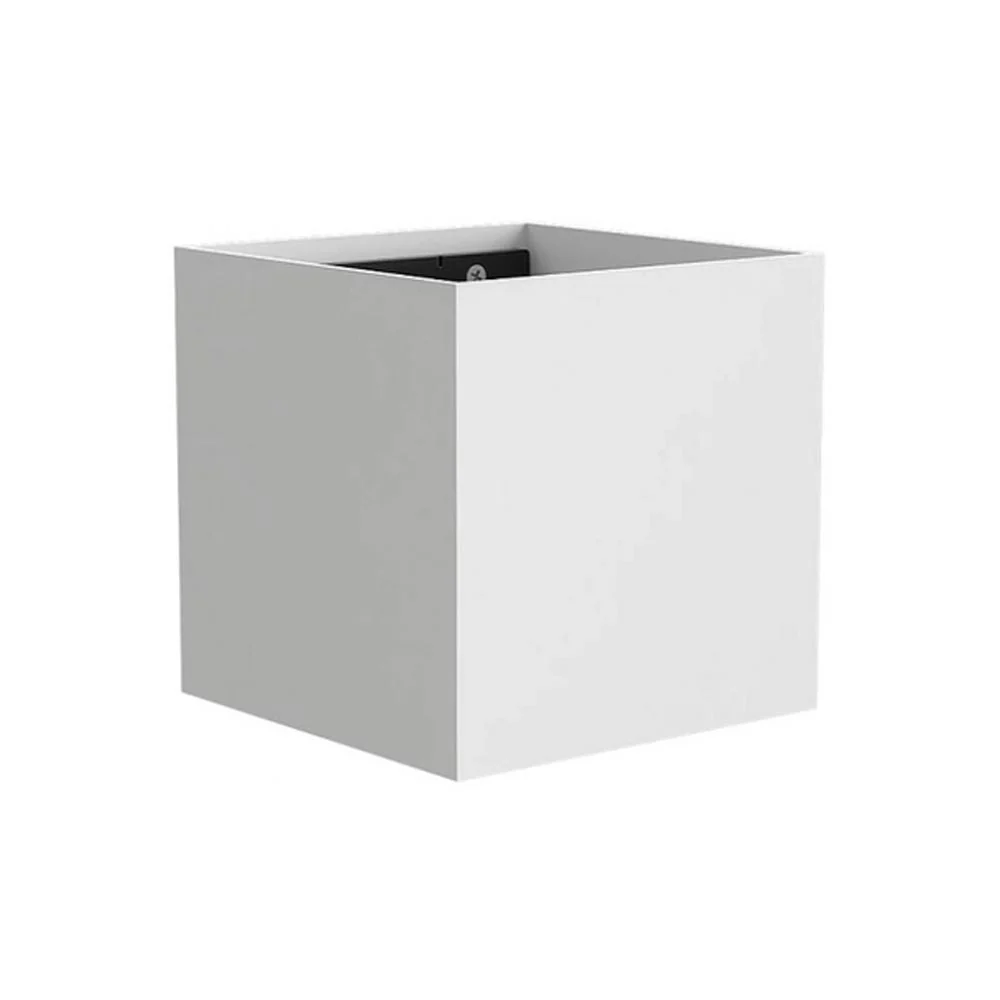 LUMINARIO LED SOBREPONER MURO APLIQUE CUBO A12 12W/100-240V. BLANCO 3000K LUZ CALIDA ELECTROMAG MAGG