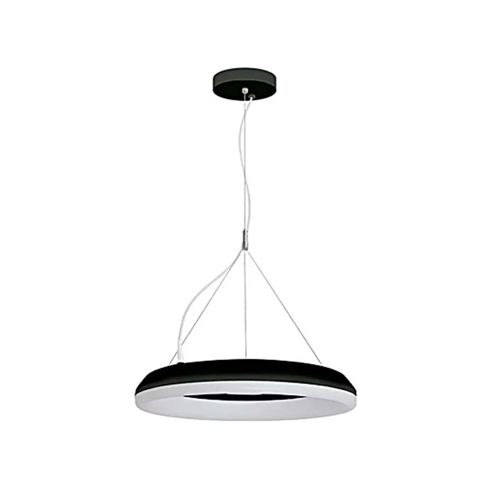 LUMINARIO LED SUSPENDIDO DONNA 40 27W/100-140V. NEGRO 4000K LUZ NEUTRA ELECTROMAG MAGG