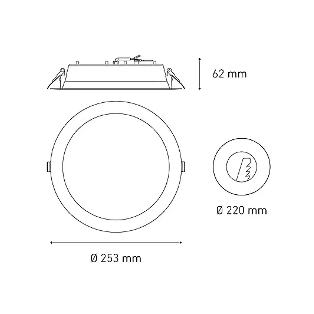 LUNA 23 SS 127V. AFP 3000K BLANCO *** SOBRE PEDIDO *** MAGG