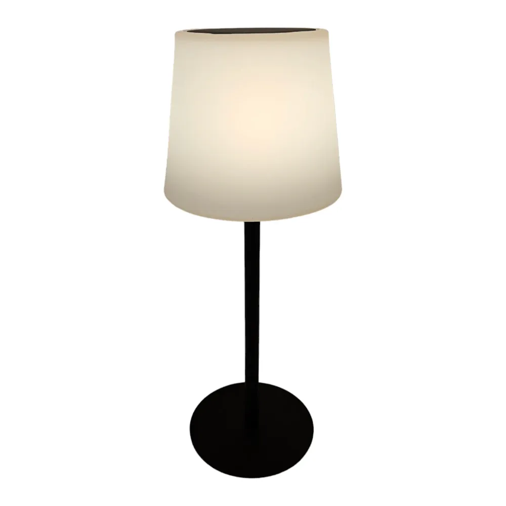 Mansion - Black Solar lamp USB charging 15*15*40cm