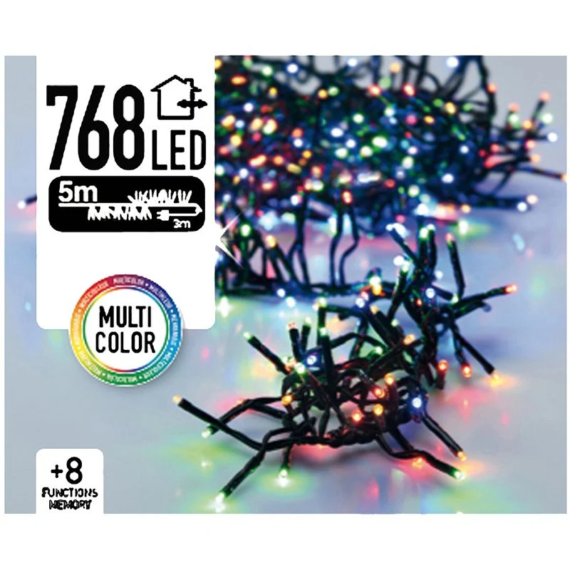 Clusterverlichting 768 Led 5.5M Multicolor Marcels Webwinkel
