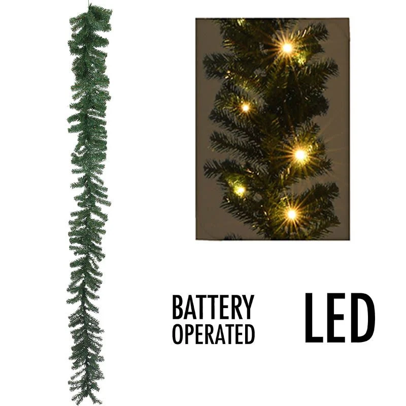 Guirlande Met 35 Led's - 270 Cm - Met Timer - Werkt Op Batterijen Marcels Webwinkel