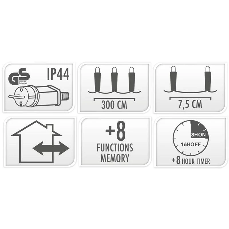 Kerstverlichting 240 Led- 18M - Three Tone Traditional - Timer - Lichtfuncties - Geheugen - Buiten Marcels Webwinkel