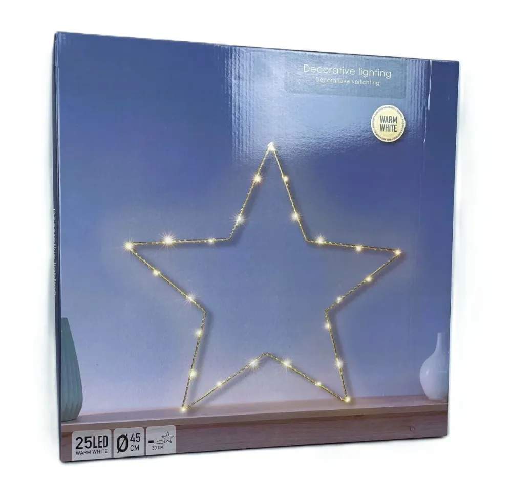 Kerstverlichting - Ster Design - 45Cm Marcels Webwinkel